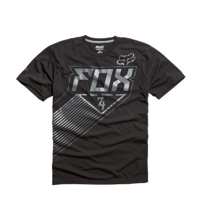 T-shirt Fox Intake Tech Noir T-shirt Fox Intake Tech Noir
