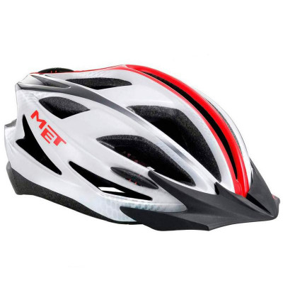 Casque Met Pilgrim Blanc et Noir Casque Met Pilgrim Blanc et Noir