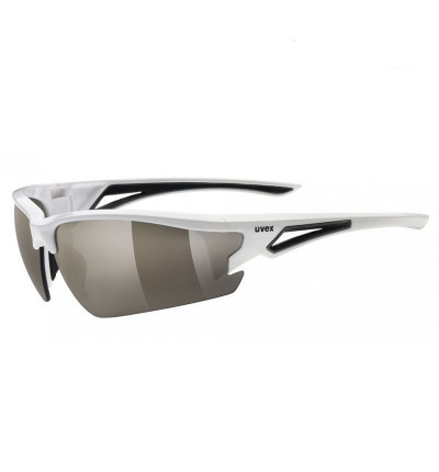 Uvex Lunettes Sportstyle 108 Blanches et Noires Uvex Lunettes Sportstyle 108 Blanches et Noires