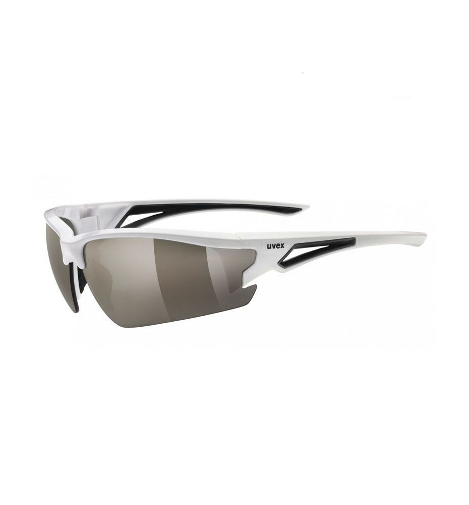 Uvex Lunettes Sportstyle 108 Blanches et Noires Uvex Lunettes Sportstyle 108 Blanches et Noires