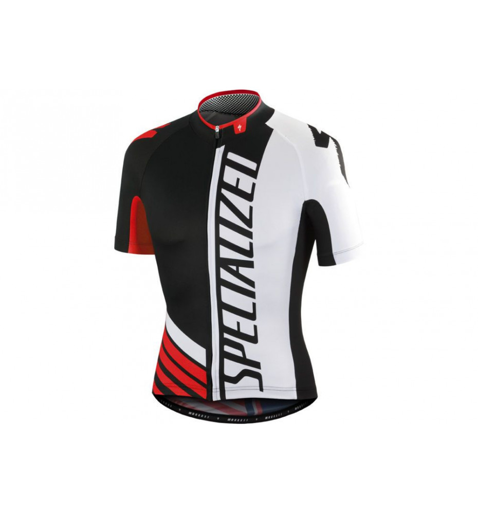 Maillot Specialized Pro Racing SS Noir Blanc Rouge Maillot Specialized Pro Racing SS Noir Blanc Rouge