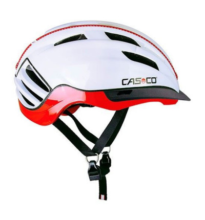 Casque CASCO Speedster TC Blanc et Rouge Casque CASCO Speedster TC Blanc et Rouge