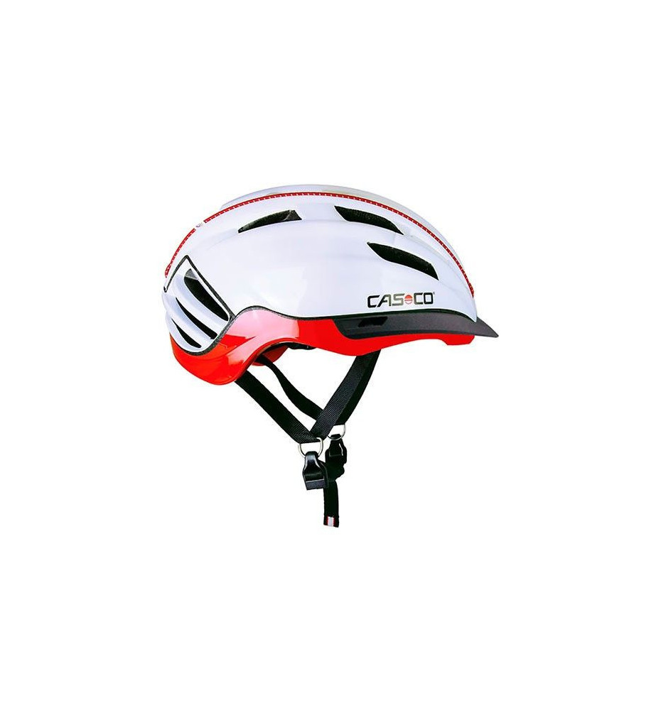 Casque CASCO Speedster TC Blanc et Rouge Casque CASCO Speedster TC Blanc et Rouge