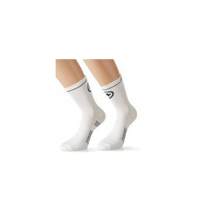 Chaussettes Assos équipeSocks_evo7 Blanches 2 PAIRES Chaussettes Assos équipeSocks_evo7 Blanches 2 PAIRES