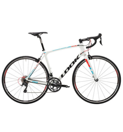 Vélo Look 765 RS 10 Ultegra White Fluo Red Blue Vélo Look 765 RS 10 Ultegra White Fluo Red Blue