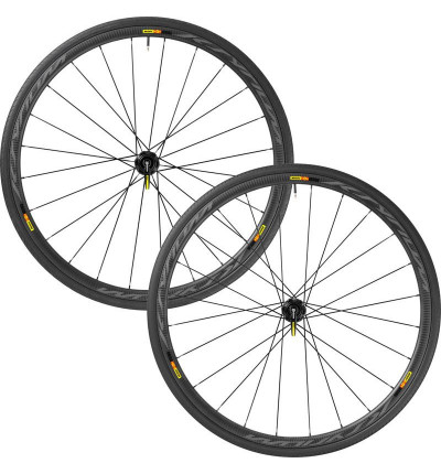 Paire Mavic Ksyrium Pro Carbone SL C Disc Paire Mavic Ksyrium Pro Carbone SL C Disc