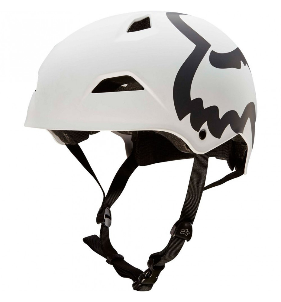 Casque bol Fox Flight gris, casque skateboard