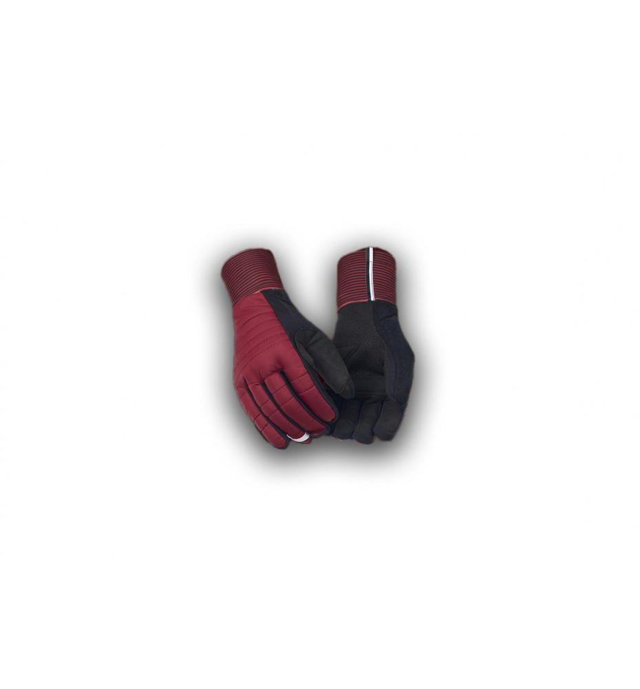 Pedaled gants thermo bordeaux