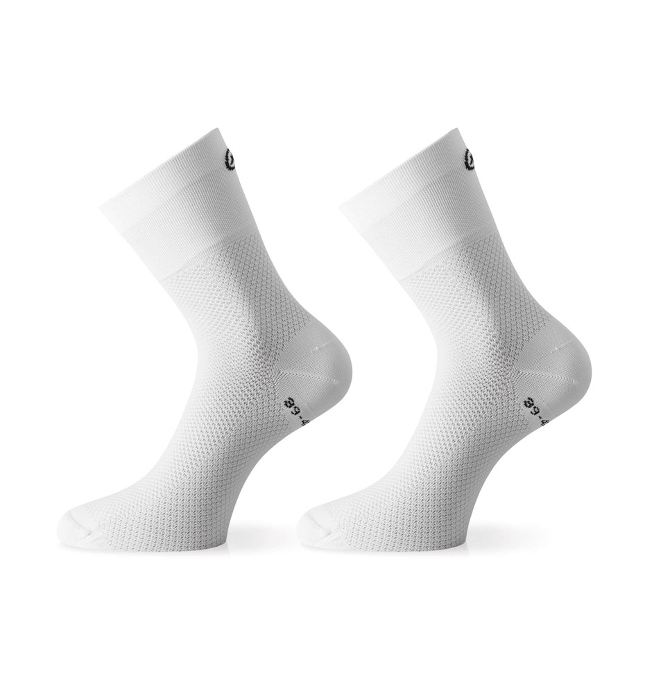 Assos Assosoires Mille GT Socks chaussette holy white Assos Assosoires Mille GT Socks chaussette holy white