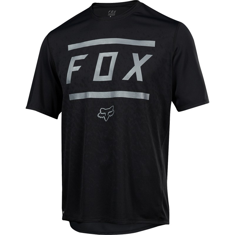T-shirt Fox Ranger SS Bars Noir