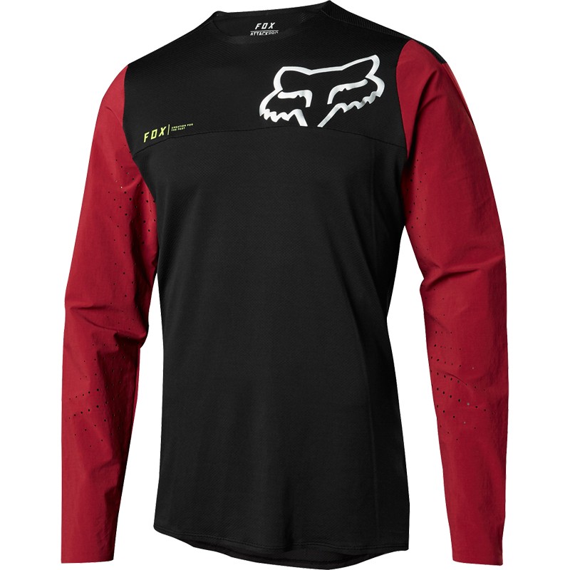T-shirt Fox Attack Pro Rouge et Noir T-shirt Fox Attack Pro Rouge et Noir