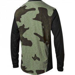 T-shirt Fox Indicator LS MASH Noir et Camo