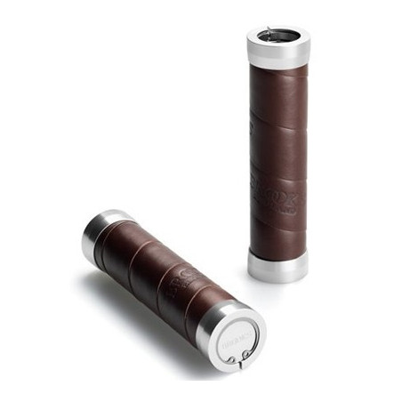Poignées De Guidon Vintage LeCyclo – Cuir Marron, Pour Vélo De Route/course
