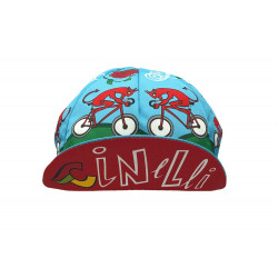 Casquette Cinelli Diavola Rosso