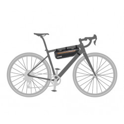 Sacoche de Cadre Ortlieb Frame-Pack Toptube 3 litres sur vélo