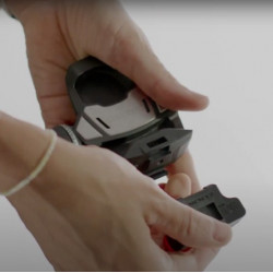 LOOK Keo Blade Ceramic Vision pédales avec clips lumière led