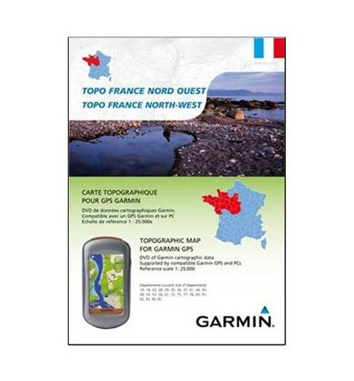 Garmin Topo Nord Ouest Cartographie GPS Garmin Topo Nord Ouest Cartographie GPS