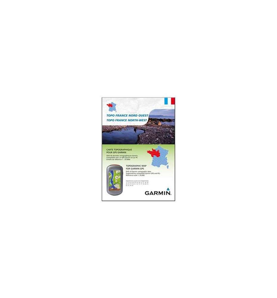 Garmin Topo Nord Ouest Cartographie GPS Garmin Topo Nord Ouest Cartographie GPS