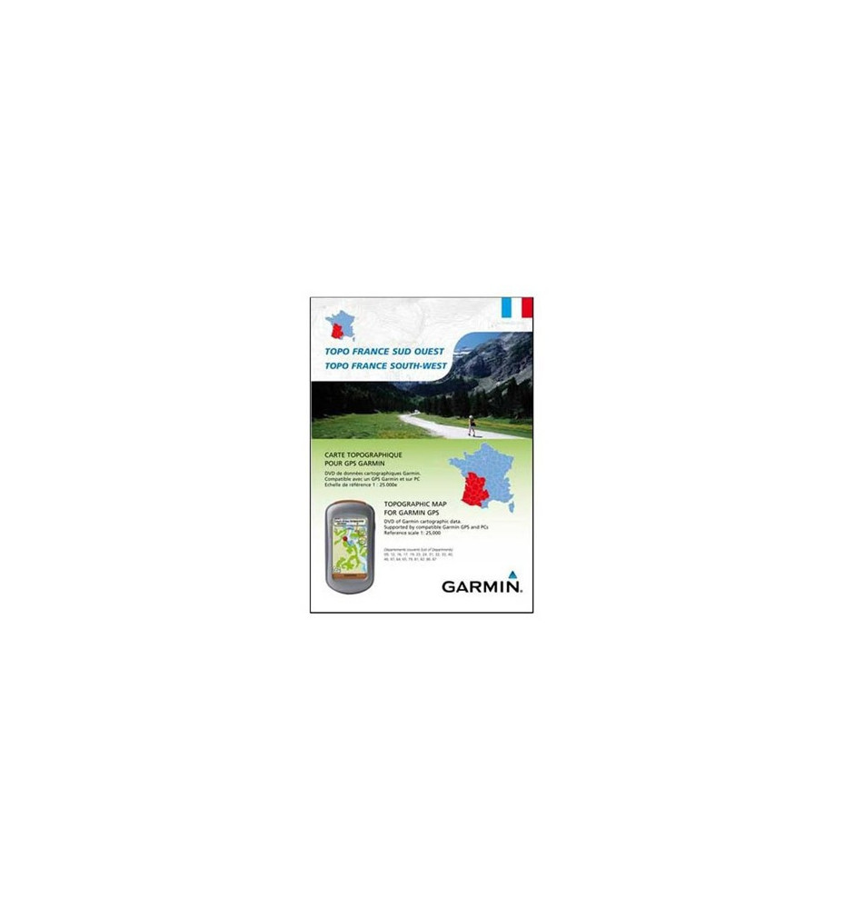Garmin Topo France régions Sud Ouest Garmin Topo France régions Sud Ouest