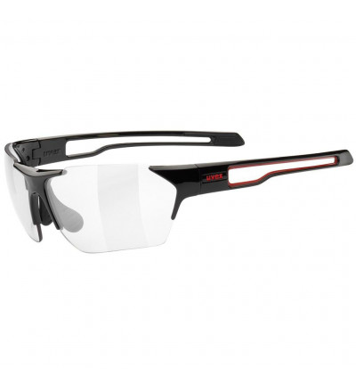 Uvex Lunettes Sportstyle 202 Vario Noires et Rouges Uvex Lunettes Sportstyle 202 Vario Noires et Rouges